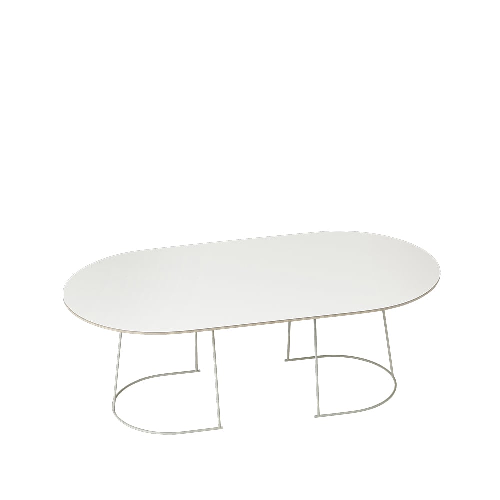 Muuto Airy Soffbord ovalt offwhite, nanolaminat, large