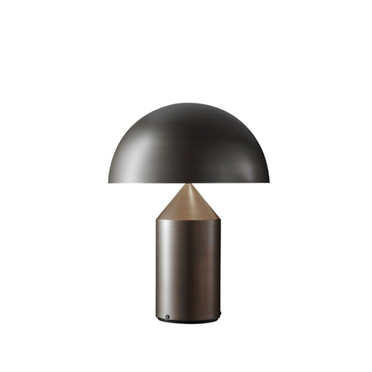 Oluce Atollo medium 239 Tischleuchte metall Satin bronze