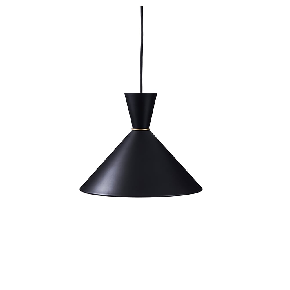 Warm Nordic Bloom Pendelleuchte Black noir