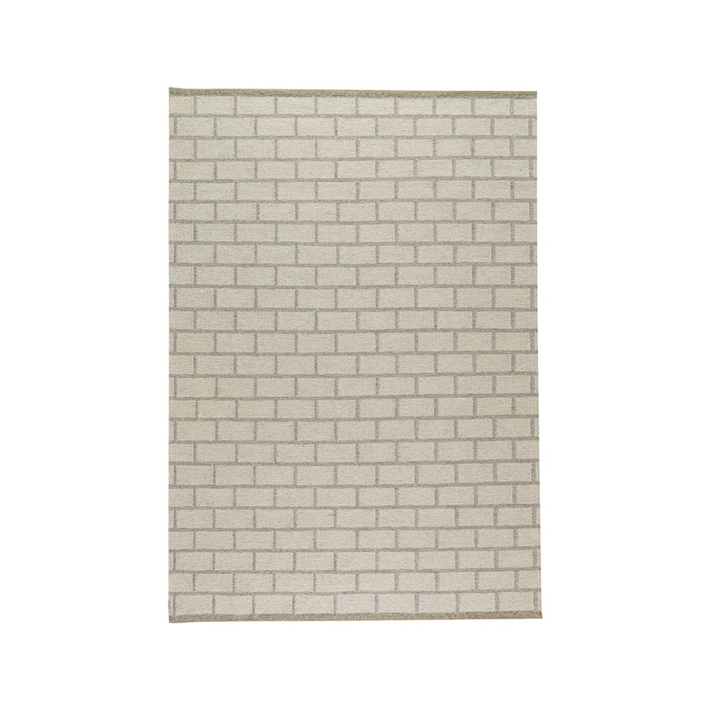 Kateha Brick matta light grey, 170x240 cm