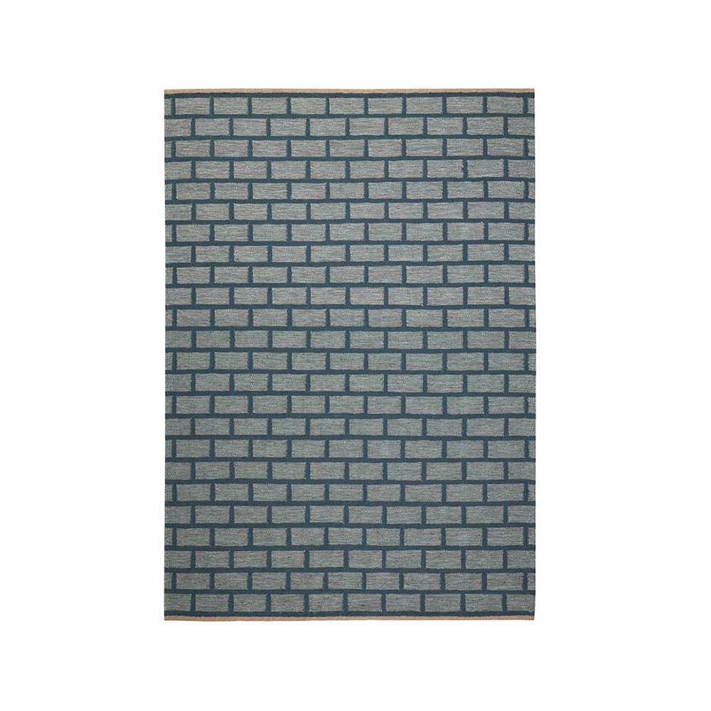 Kateha Brick matta green, 170x240 cm