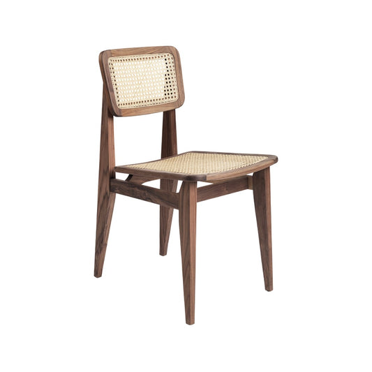 GUBI C-Chair stol american walnut, rotting