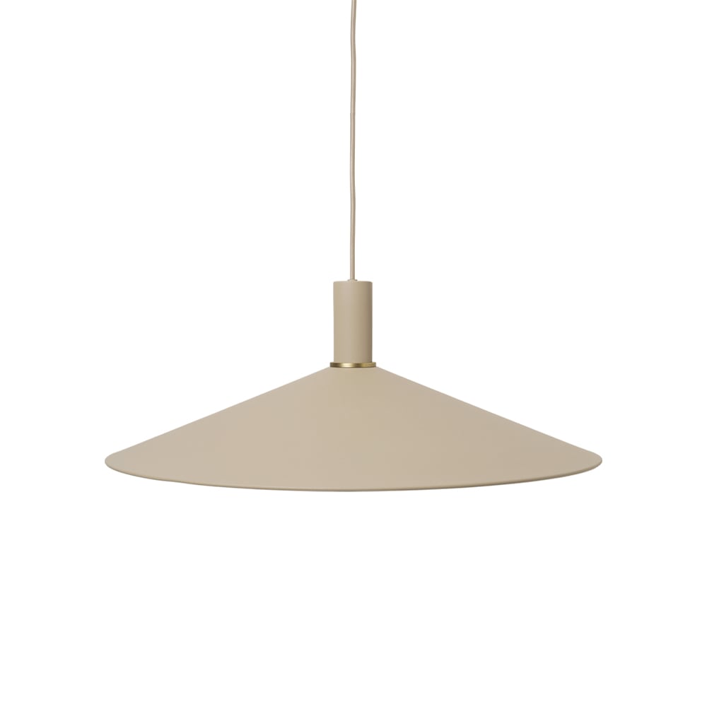 ferm LIVING Collect Pendelleuchte Cashmere, low, angle shade