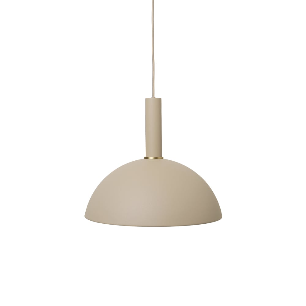 ferm LIVING Collect Pendelleuchte Cashmere, high, dome shade