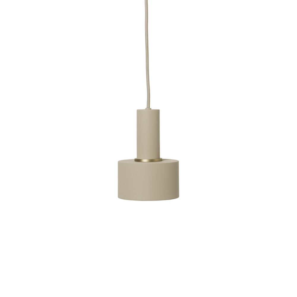 ferm LIVING Collect pendel cashmere, low, disc shade