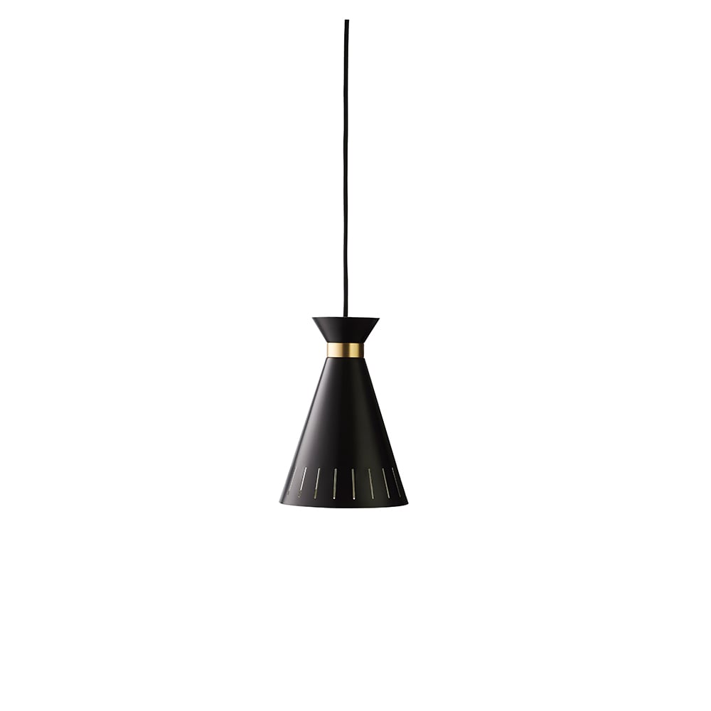 Warm Nordic Cone pendel black noir