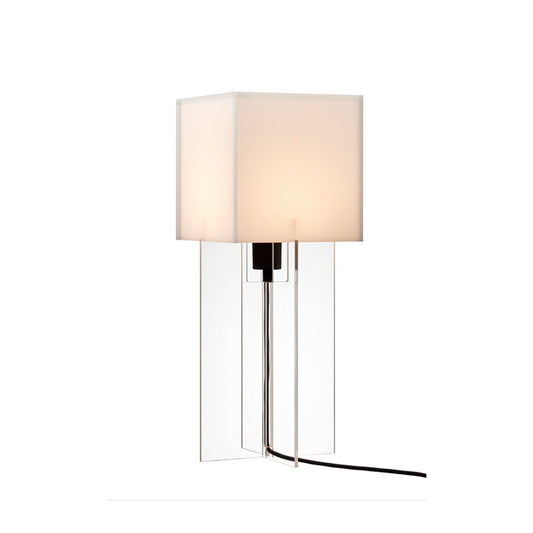 Fritz Hansen Cross-Ple x  T-500 Tischleuchte Opalgestell aus Acryl