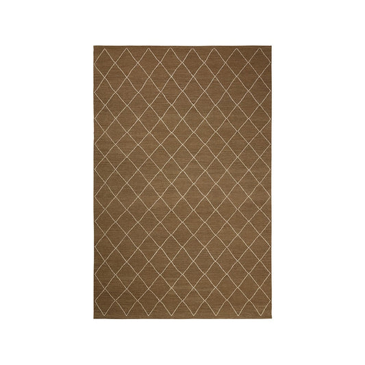 Chhatwal & Jonsson Diamond Matta mocha/offwhite, 230x336 cm