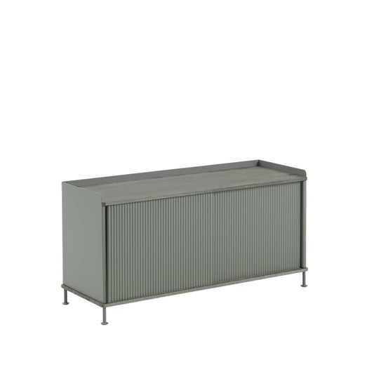 Muuto Enfold Low Sideboard Dusty green-Metal