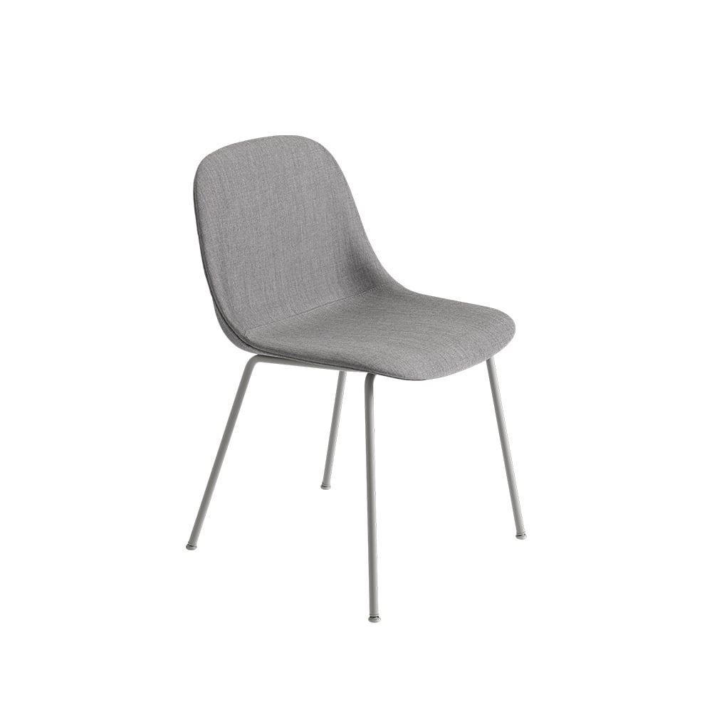 Muuto Fiber Stuhl Stahlgestell Remix  133-Grey