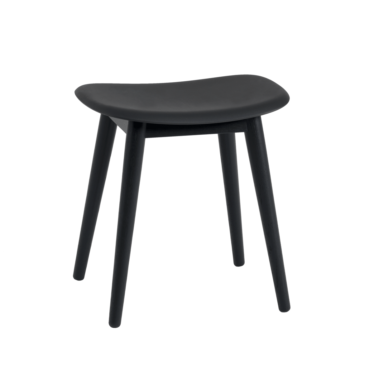 Muuto Fiber pall black, träben