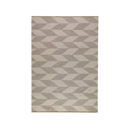 Kateha Herringbone Weave Teppich Light beige, 170 x 240cm