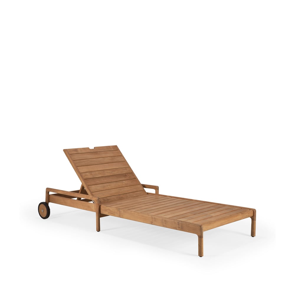 Ethnicraft Jack outdoor solsäng teak Exkl. dyna