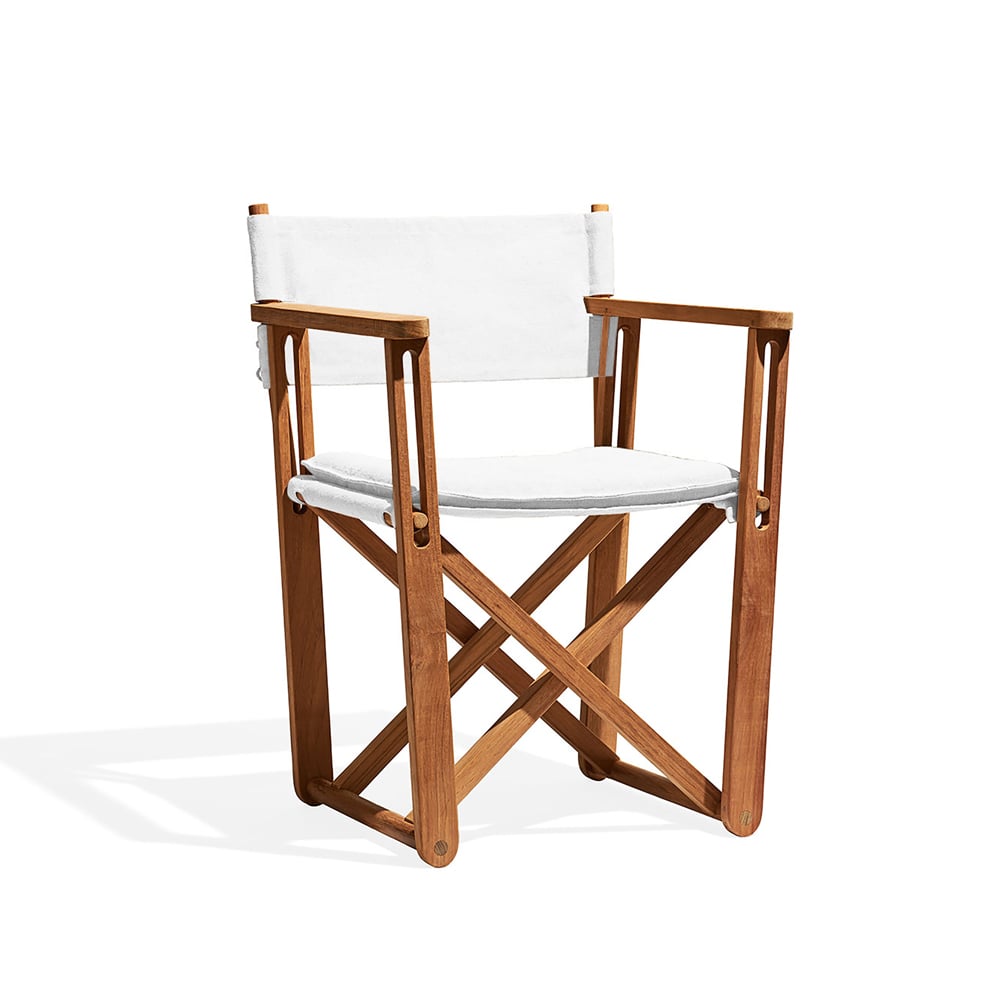 Skargaarden Kryss Lounge Sessel Agora Nautic white, teak