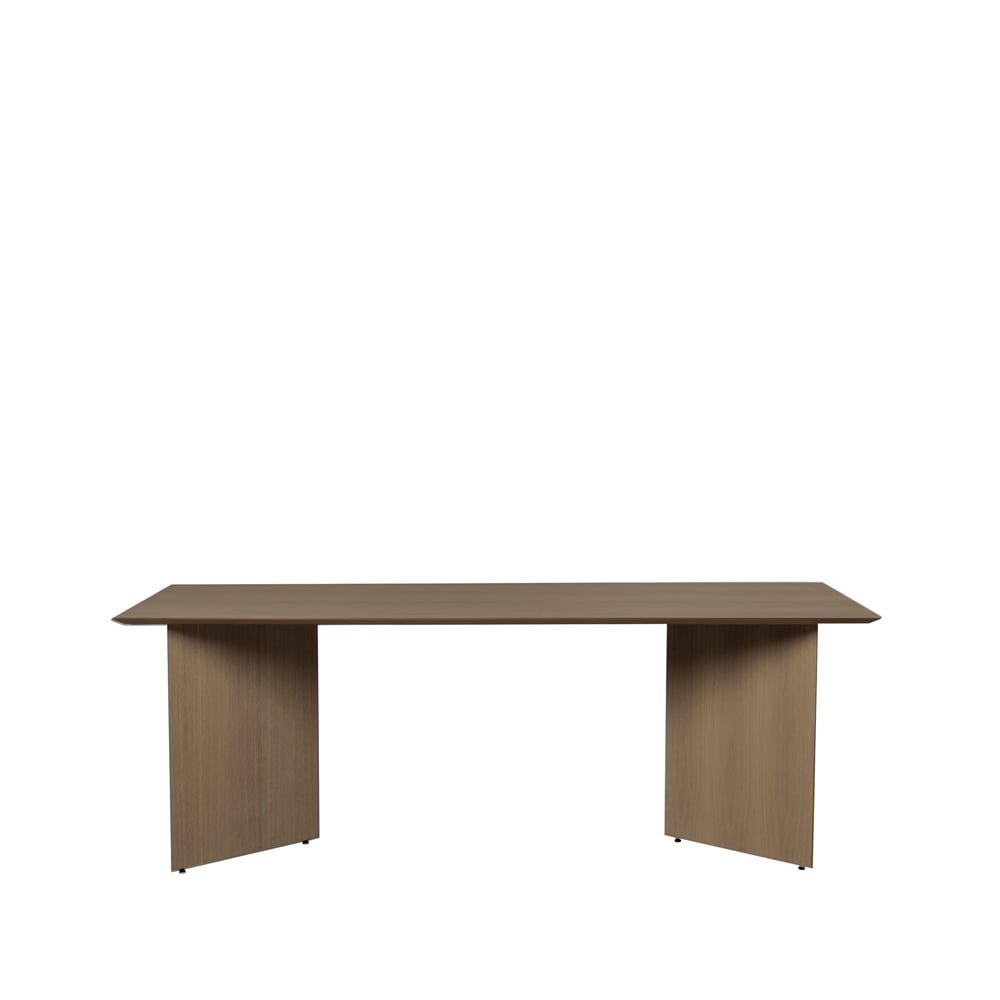 ferm LIVING Mingle Esstisch Oak dark stained, 210cm, Winkelbeine dunkle Eiche