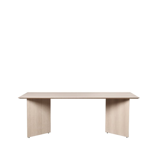 ferm LIVING Mingle matbord oak natural veneer, 210cm, vinkelben ek