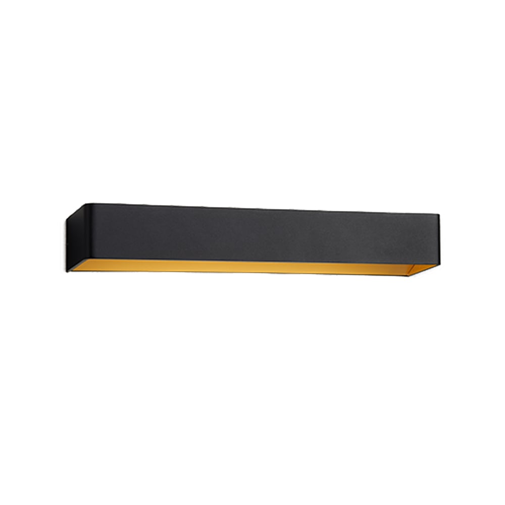 Light-Point Mood 3 Wandleuchte Black/gold, 3000 kelvin