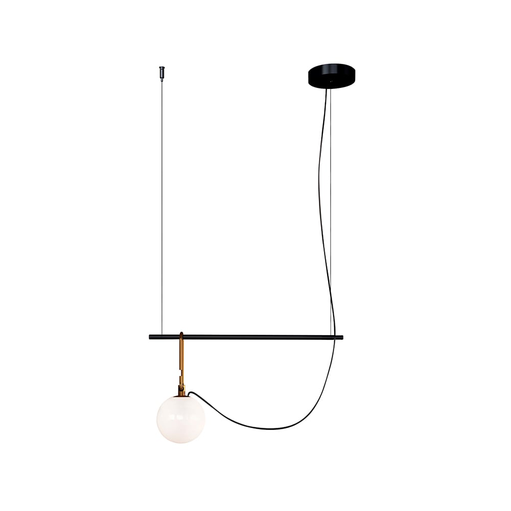 Artemide nh S1 14 pendel Black-brass