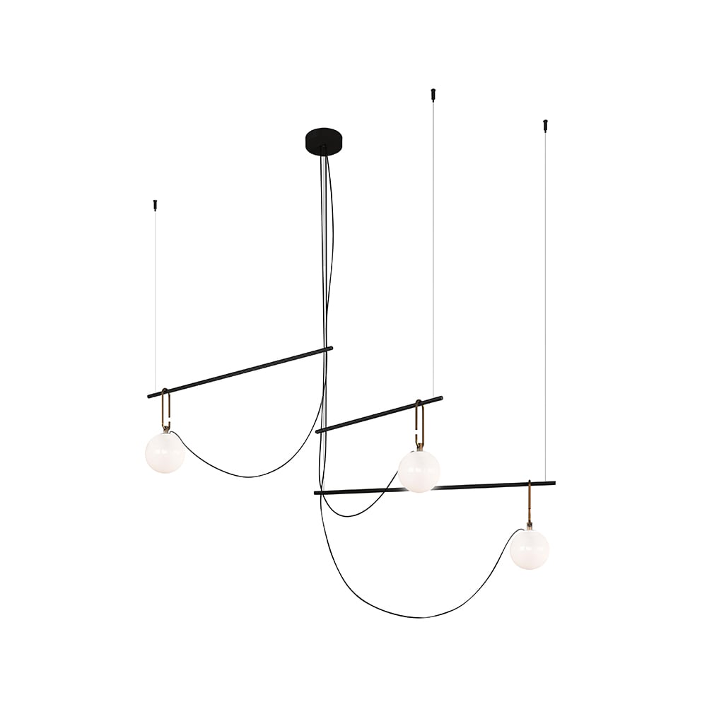 Artemide nh S3 14 pendel Black-brass