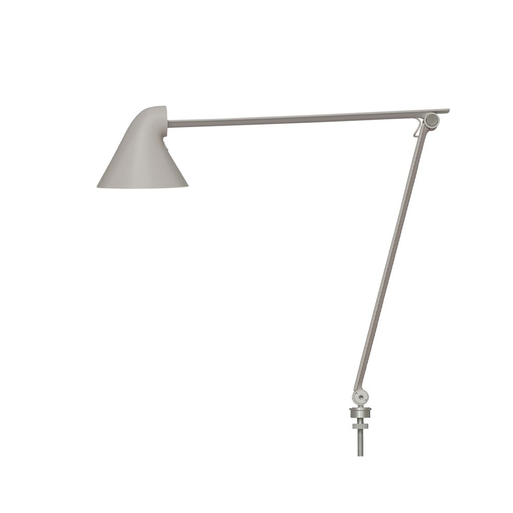 Louis Poulsen NJP skrivbordslampa Ljusgrå, stift ø40 cm, 2700k