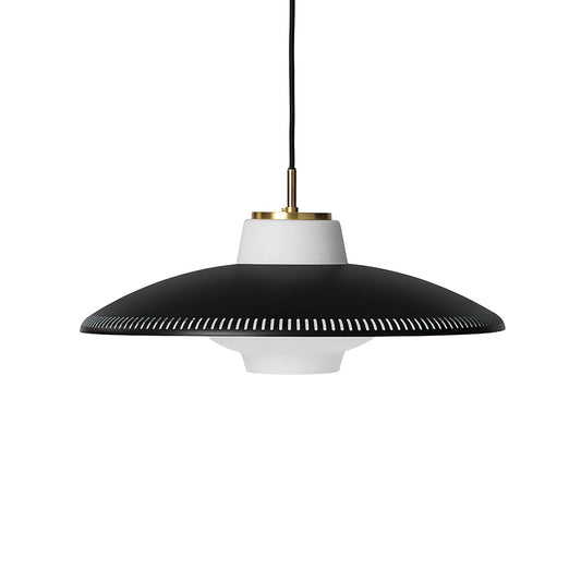 Warm Nordic Opal Shade Pendelleuchte Black noir, Opal sandgestrahlt