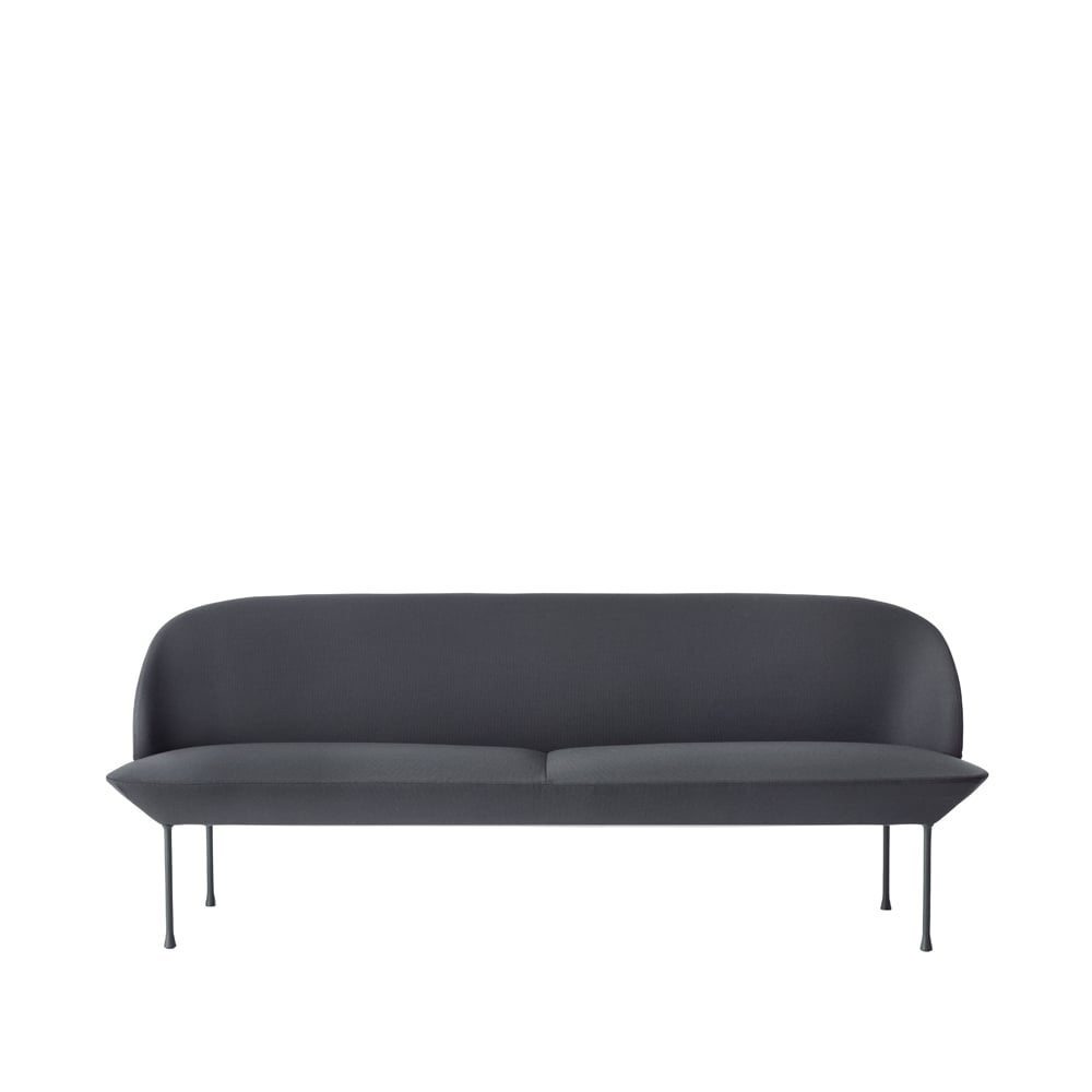 Muuto Oslo soffa 3-sits Steelcut 180-Dark grey