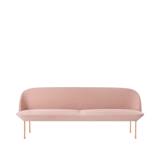 Muuto Oslo soffa 3-sits Steelcut trio 515-Rose