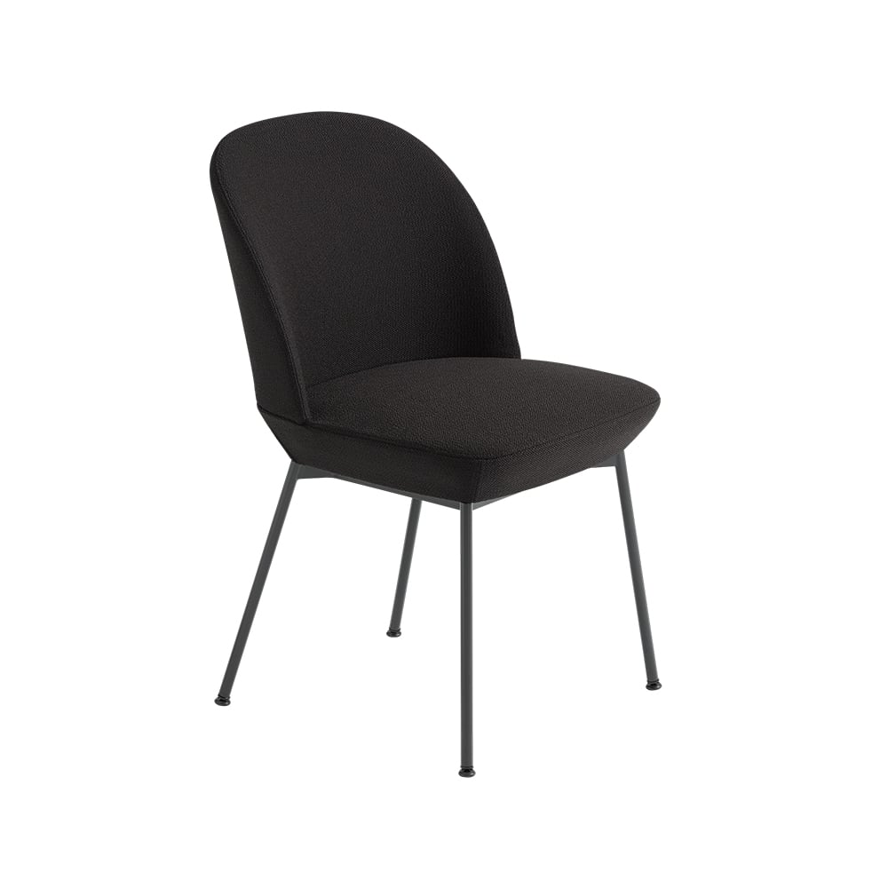 Muuto Oslo sidostol tygklädd Ocean 3-Anthracite black