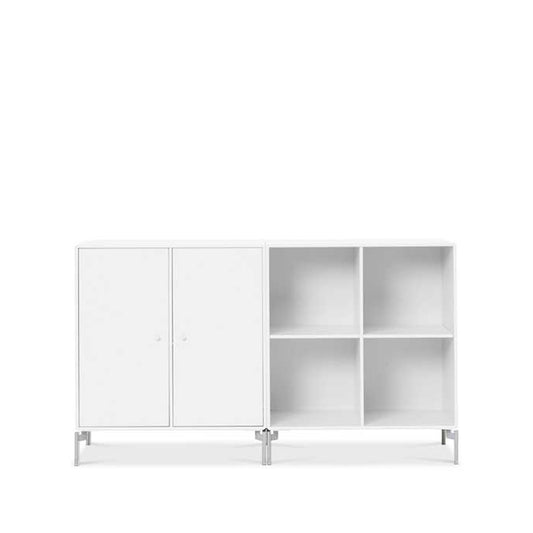 Montana Pair Sideboard New white 101, Chrombeine