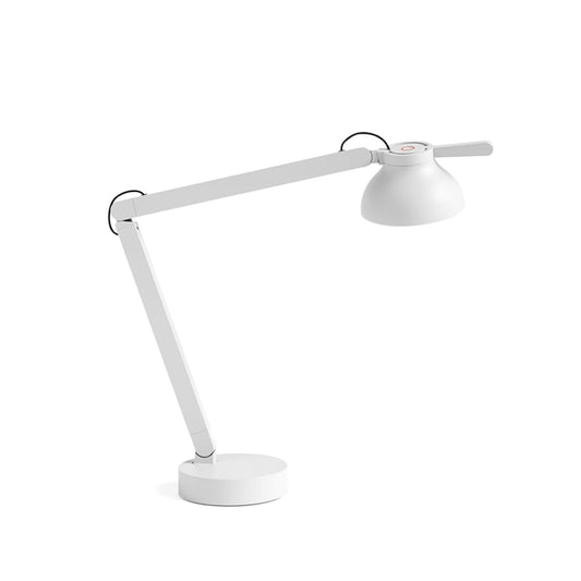 HAY PC Double arm bordslampa ash grey, med lampfot