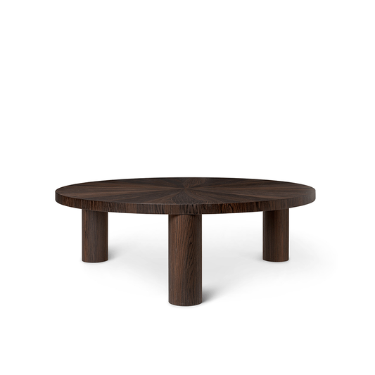 ferm LIVING Post Beistelltisch Oak smoked, large, stars