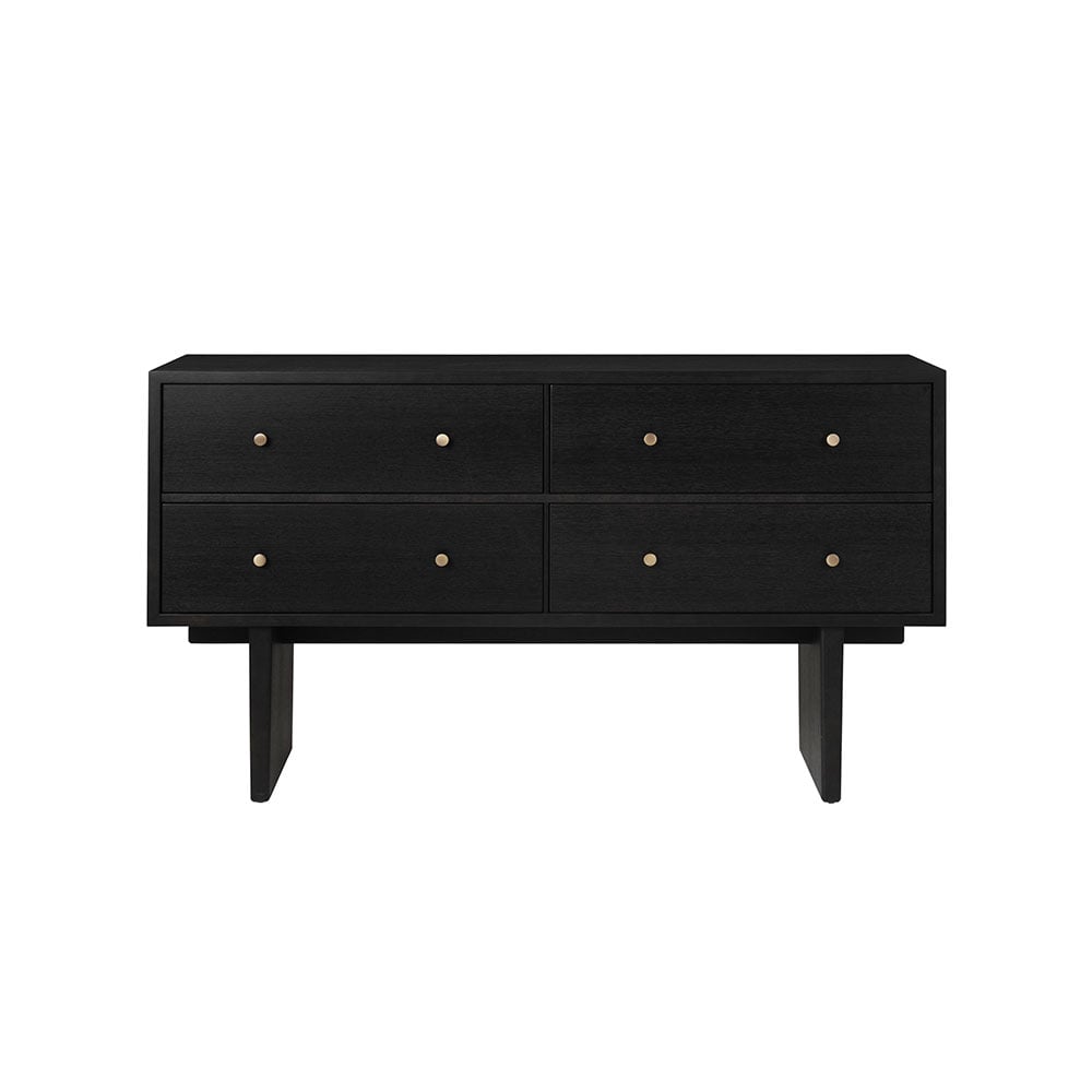 GUBI Private Sideboard Schwarz, Eiche schwarz gebeizt