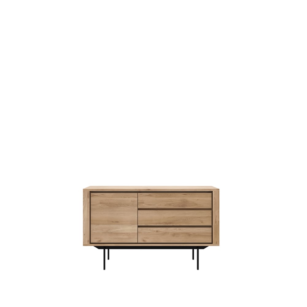 Ethnicraft Shadow sideboard Ek-Wax oil 1 dörr 3 lådor