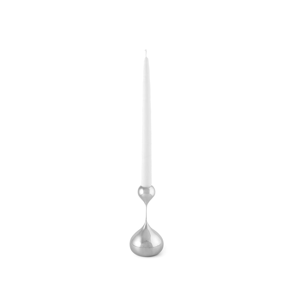 KLONG Tender ljusstake liten Nickel