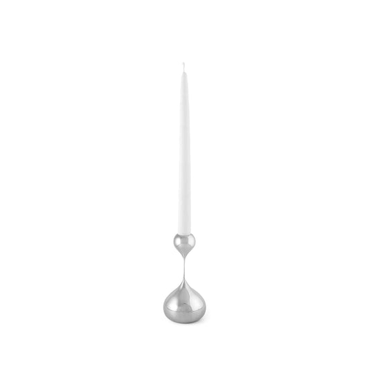 KLONG Tender ljusstake liten Nickel