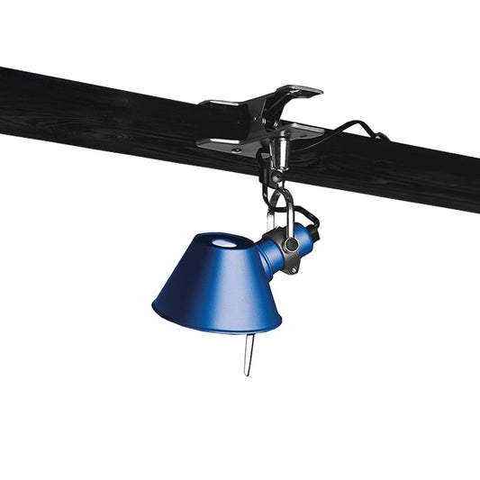 Artemide Tolomeo Micro Pinza vägglampa klämfäste Blue