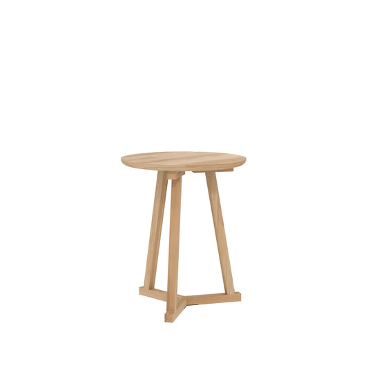 Ethnicraft Tripod sidobord Oak-Wax oil small 56x46 cm