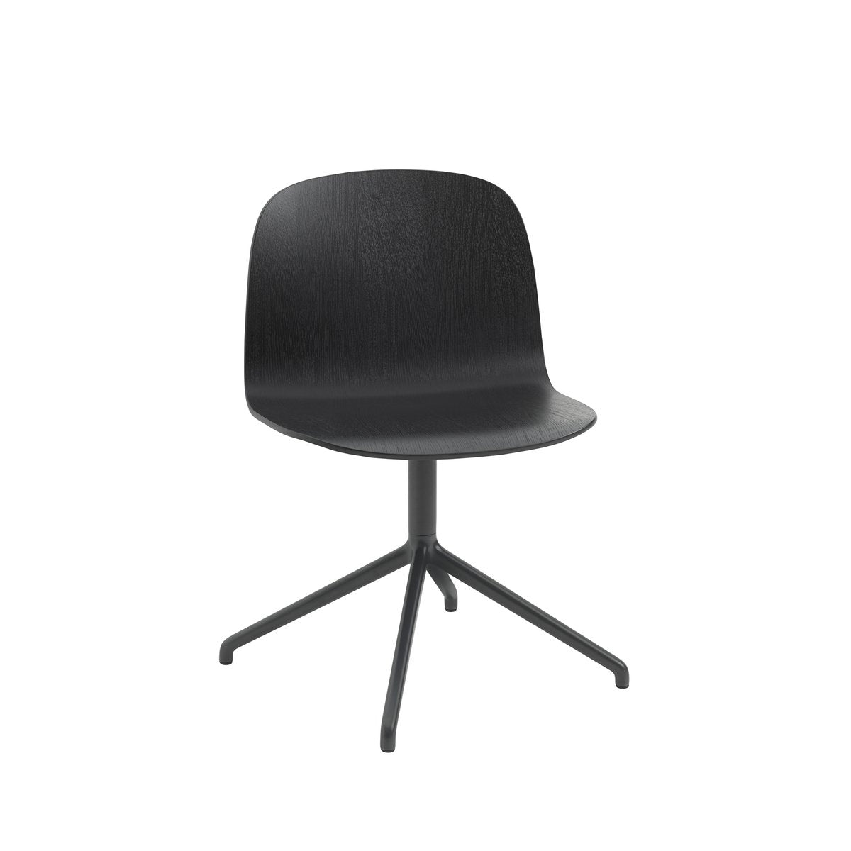 Muuto Visu Wide stol Black-Swivel base