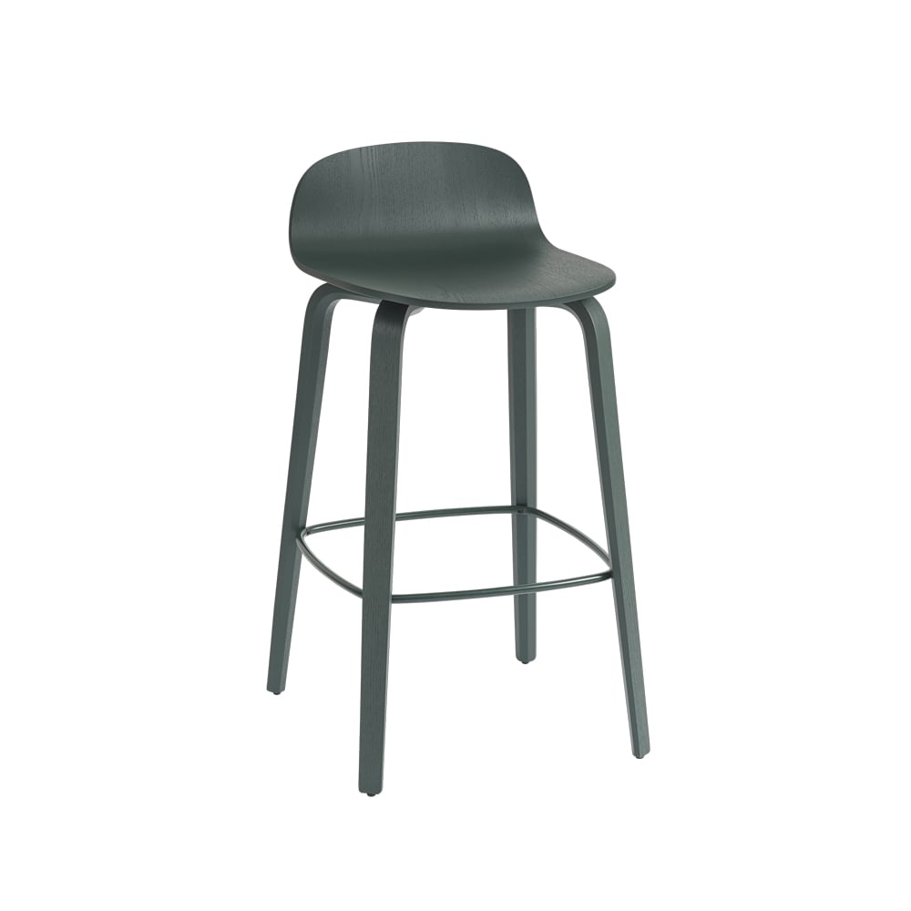 Muuto Visu Barstuhl Dark green-Dark green