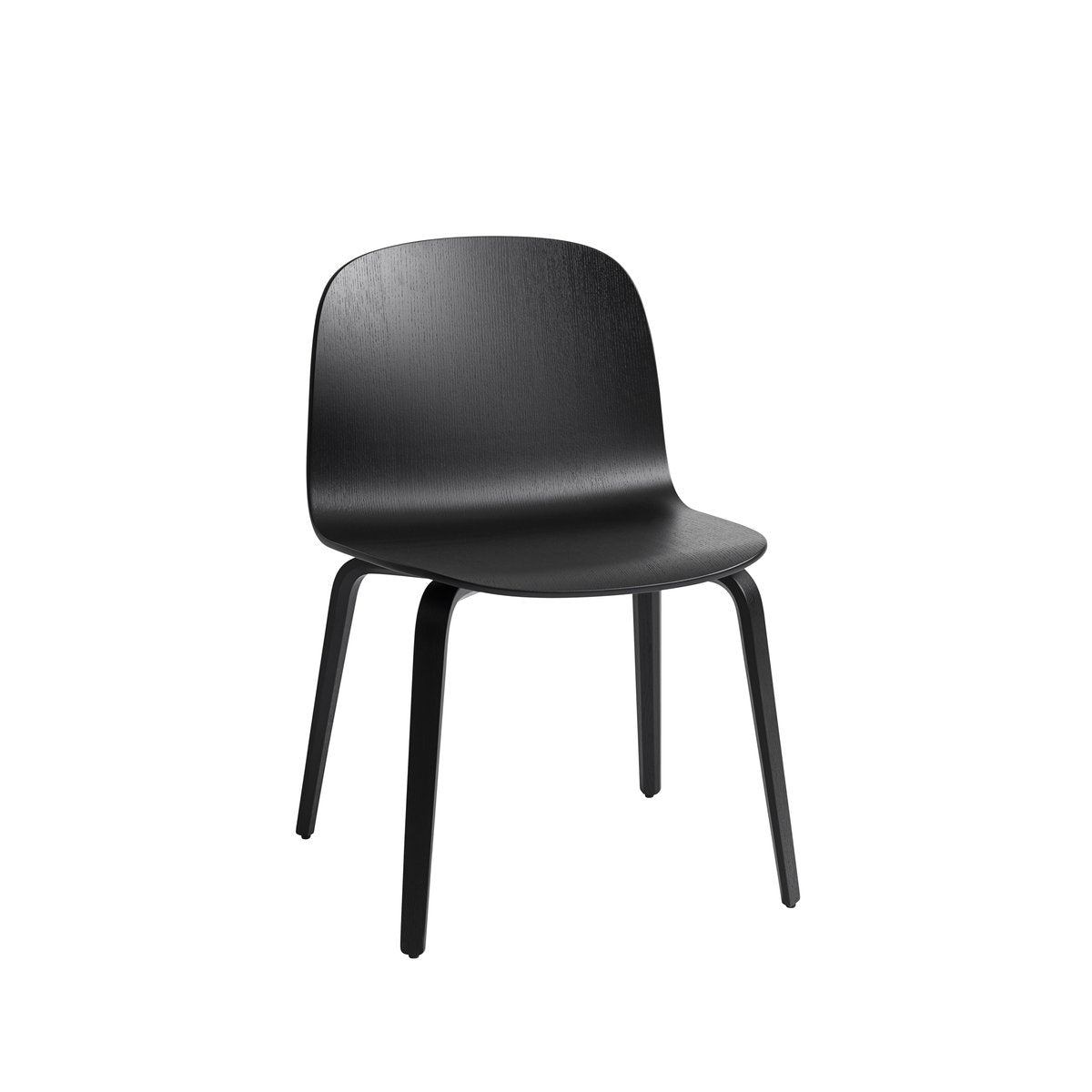 Muuto Visu Wide stol Black-Black wood