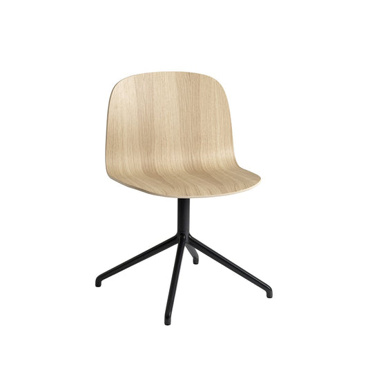 Muuto Visu Wide stol Oak-Swivel base