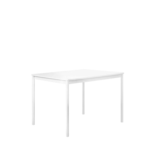 Muuto Base matbord white, abs kant, 140x80cm