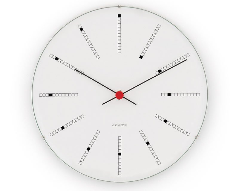 Arne Jacobsen Clocks Arne Jacobsen Bankers Wanduhr Ø 160mm