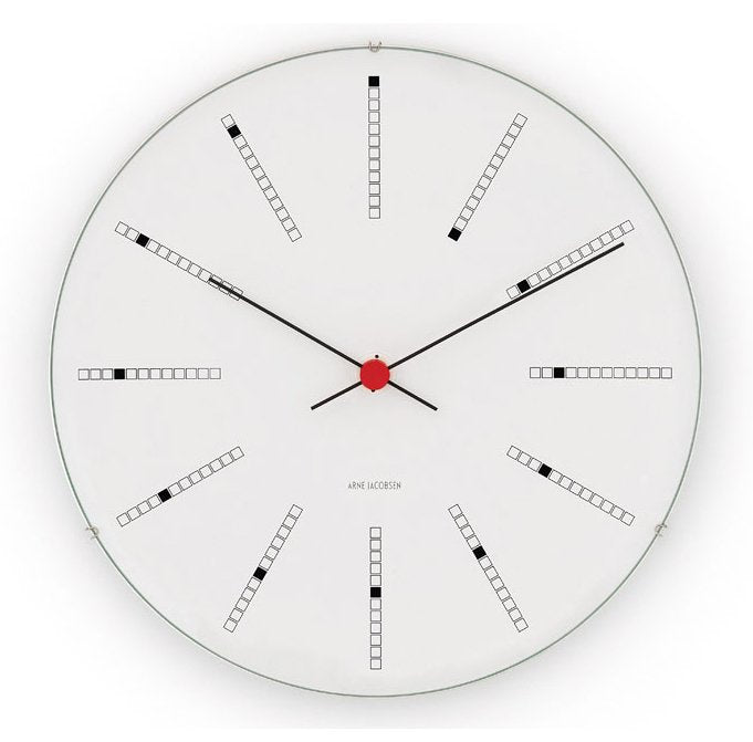 Arne Jacobsen Clocks Arne Jacobsen Bankers Wanduhr Ø 290mm