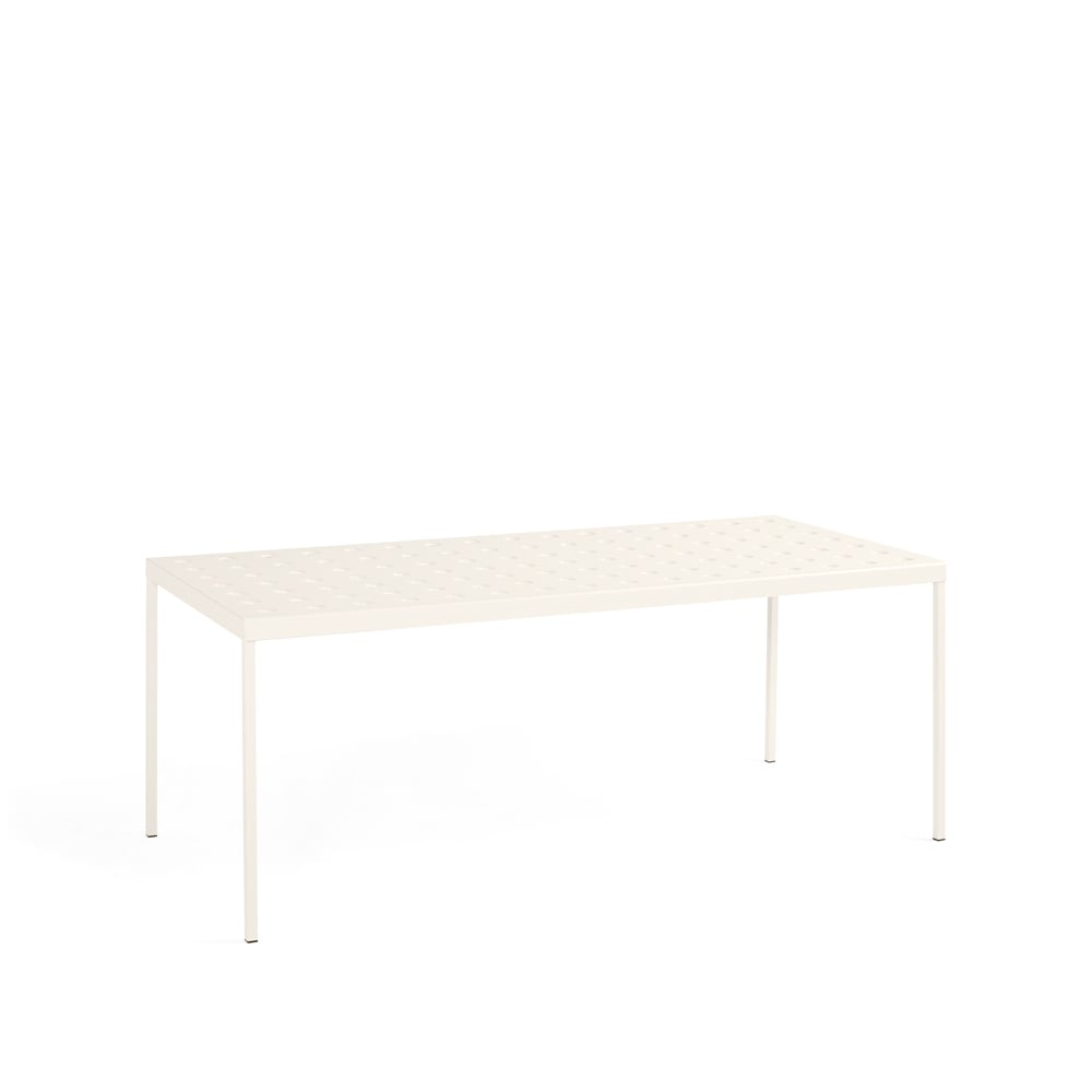 HAY Balcony Tisch Chalk beige, 190 cm