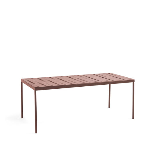 HAY Balcony Tisch Iron red, 190 cm