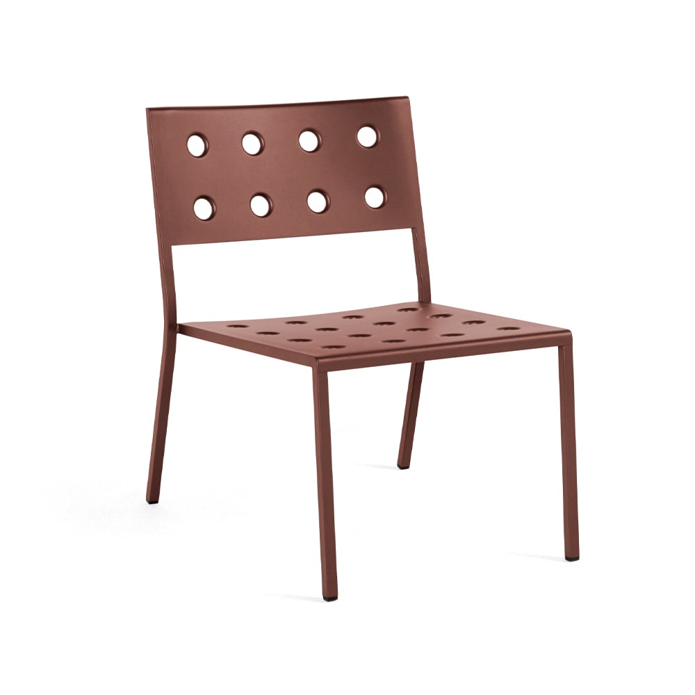 HAY Balcony Lounge-Stuhl Iron red