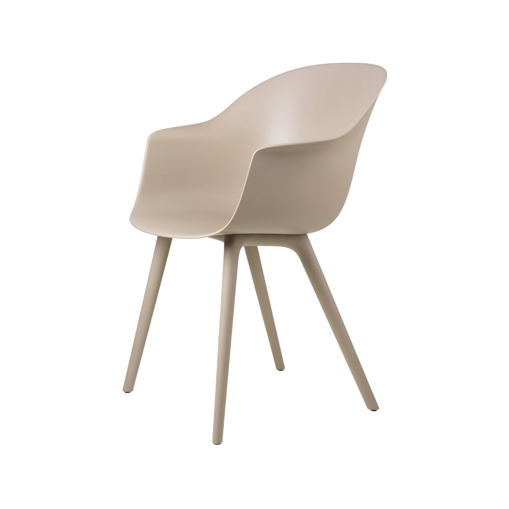 GUBI Bat Dining Outdoor Stuhl New beige