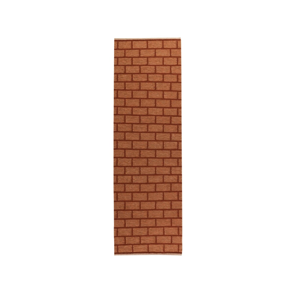 Kateha Brick gångmatta rust, 80x250 cm