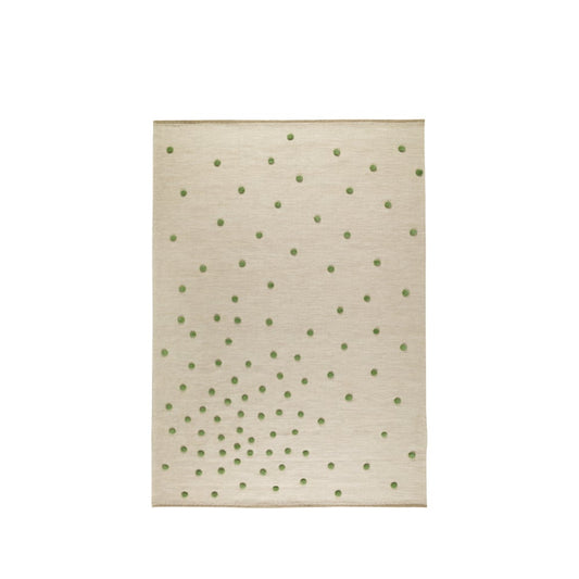 Kateha Bula Matta white/green, 170x240 cm